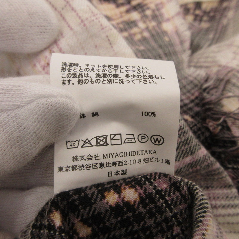 MIYAGIHIDETAKA | ミヤギヒデタカ Rafu075 Bleached Shirt 長袖シャツ サイズ：L【姫路東店】