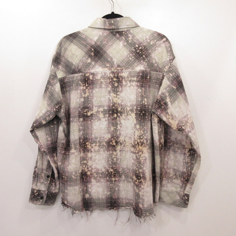 MIYAGIHIDETAKA | ミヤギヒデタカ Rafu075 Bleached Shirt 長袖シャツ サイズ：L【姫路東店】