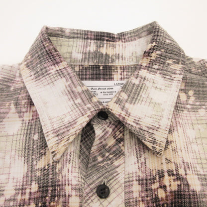 MIYAGIHIDETAKA | ミヤギヒデタカ Rafu075 Bleached Shirt 長袖シャツ サイズ：L【姫路東店】