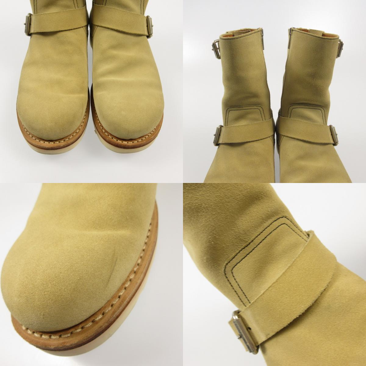 nonnative | ノンネイティブ BIKER ZIP UP BOOTS COW LEATHER ブーツ NN-F4605 ｻｲｽﾞ:UK7 ベージュ【姫路東店】