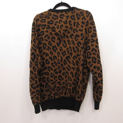 WACKOMARIA | ワコマリア LEOPARD JACQUARD CARDIGAN カーディガン ブラウン サイズ：M【姫路東店】