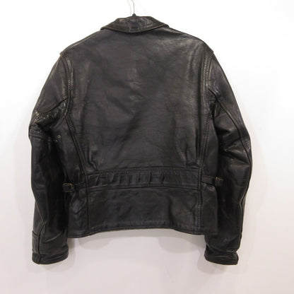 AERO LEATHER | エアロレザー Half Belt Horsehide Jacket レザー ブラック サイズ：34【姫路東店】