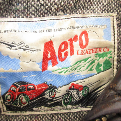 AERO LEATHER | エアロレザー Half Belt Horsehide Jacket レザー ブラック サイズ：34【姫路東店】