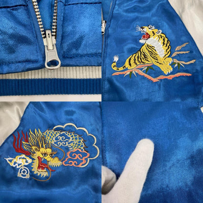 Japanesque｜ジャパネスク 横須賀刺繍リバーシブルスカジャン スーベニアジャケット 3RSJ-042B Japanesque リバーシブル サイズ：M【姫路東店】