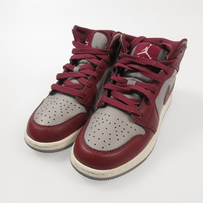 NIKE | ナイキ AIR JORDAN 1 MID GS スニーカー DQ8423-615 ボルドー/バーガンディー 23cm【姫路東店】