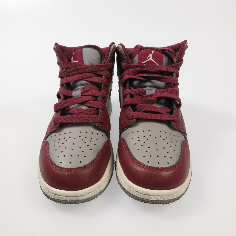 NIKE | ナイキ AIR JORDAN 1 MID GS スニーカー DQ8423-615 ボルドー/バーガンディー 23cm【姫路東店】