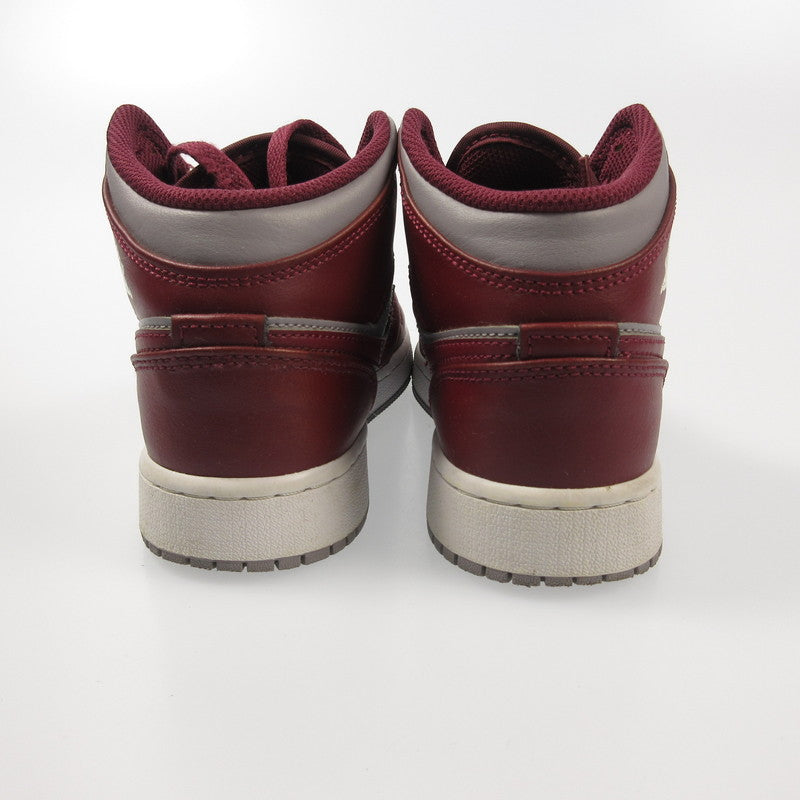 NIKE | ナイキ AIR JORDAN 1 MID GS スニーカー DQ8423-615 ボルドー/バーガンディー 23cm【姫路東店】