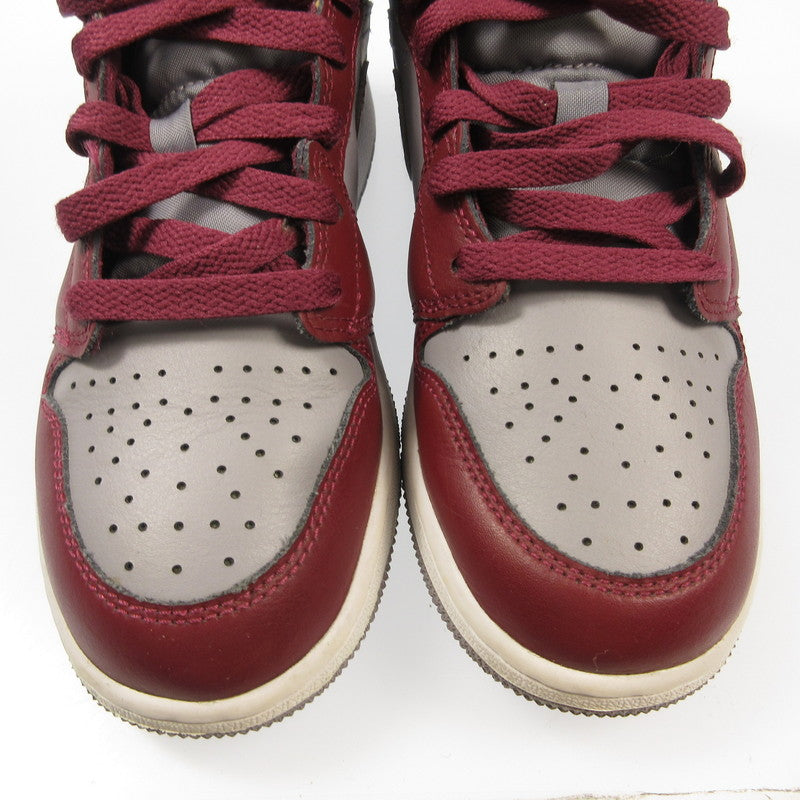 NIKE | ナイキ AIR JORDAN 1 MID GS スニーカー DQ8423-615 ボルドー/バーガンディー 23cm【姫路東店】