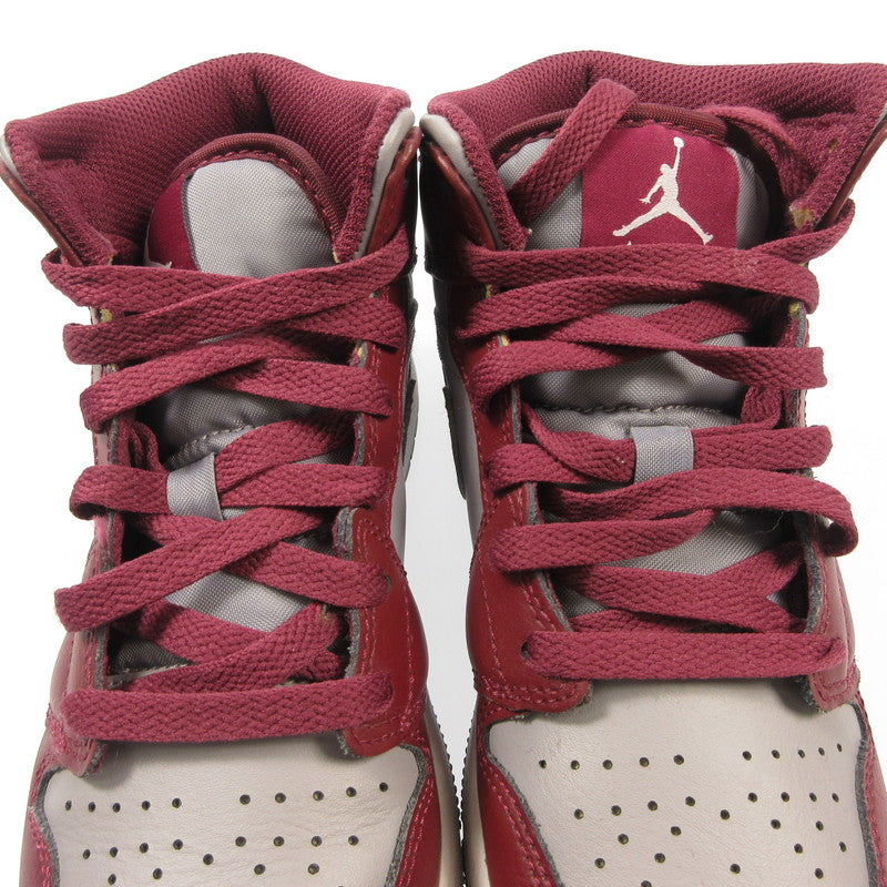 NIKE | ナイキ AIR JORDAN 1 MID GS スニーカー DQ8423-615 ボルドー/バーガンディー 23cm【姫路東店】