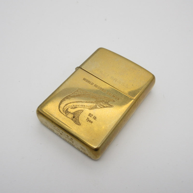 ZIPPO | ジッポ SOLID BRASS ライター 1995年製 ゴールド【姫路東店】