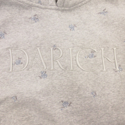 Darich | ダーリッチ フラワーエンブロイダリービッグフーディ パーカー 112441024 ｻｲｽﾞ:F グレー【姫路東店】