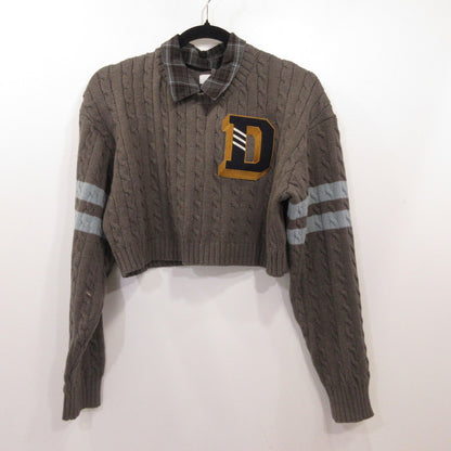 Darich | ダーリッチ カレッジワッペンショートニットトップス その他トップス 112531009 ｻｲｽﾞ:F グレー【姫路東店】