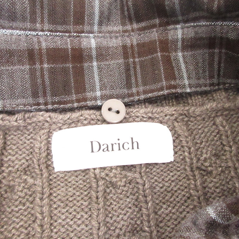 Darich | ダーリッチ カレッジワッペンショートニットトップス その他トップス 112531009 ｻｲｽﾞ:F グレー【姫路東店】