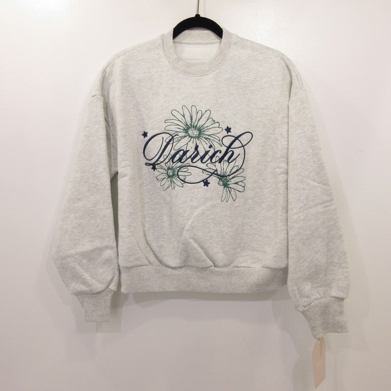 Darich | ダーリッチ ガーベラモチーフプルオーバー スウェット 112511002 ｻｲｽﾞ:F グレー【姫路東店】