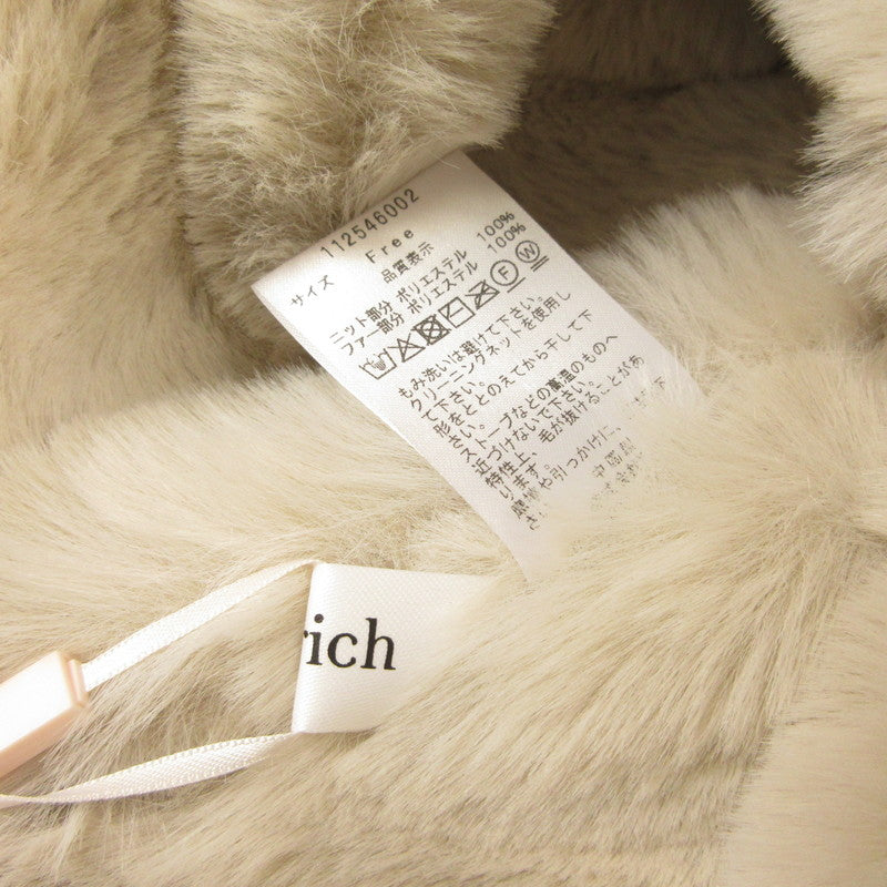 Darich | ダーリッチ ダブルファブリックフライトキャップ ニットキャップ 112546002 専売 アイボリー【姫路東店】