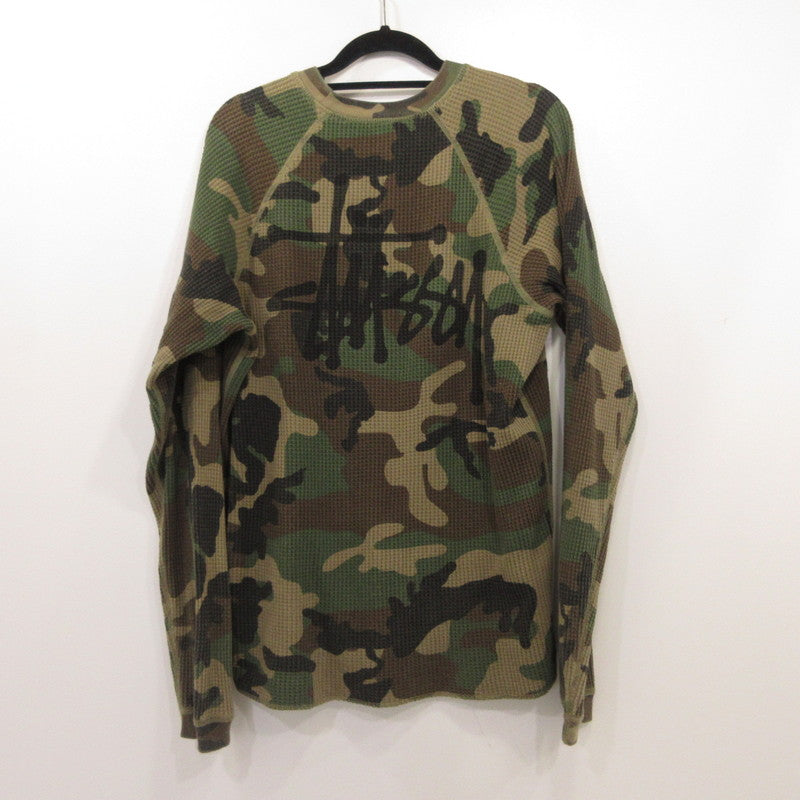 STUSSY | ステューシー BASIC STUSSY THERMAL Woodland Camo 長袖Ｔシャツ 1140356 カモ サイズ：S【姫路東店】