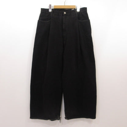 Levi's | リーバイス ワイドプリーツ CROP ブラック GRANITE MADE OF JAPAN デニムパンツ A9136-0000 ブラック サイズ：33【姫路東店】