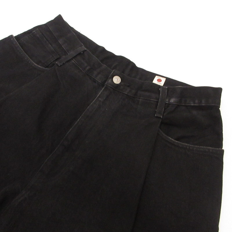 Levi's | リーバイス ワイドプリーツ CROP ブラック GRANITE MADE OF JAPAN デニムパンツ A9136-0000 ブラック サイズ：33【姫路東店】