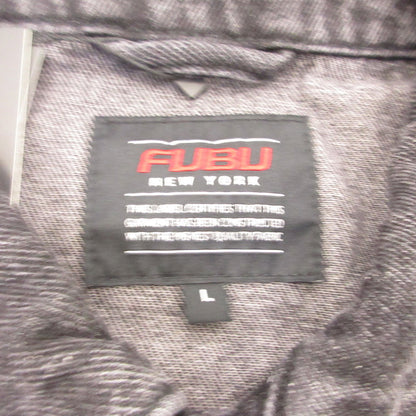 FUBU フブ STUDS DENIM JACKET デニム FAM-52309 ブラック サイズ：L【姫路東店】