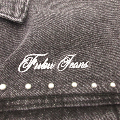 FUBU フブ STUDS DENIM JACKET デニム FAM-52309 ブラック サイズ：L【姫路東店】