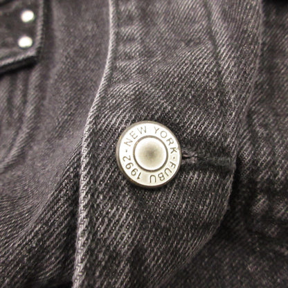 FUBU フブ STUDS DENIM JACKET デニム FAM-52309 ブラック サイズ：L【姫路東店】