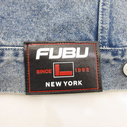 FUBU フブ STUDS DENIM JACKET デニム FAM-52309 ライトブルー サイズ：L【姫路東店】