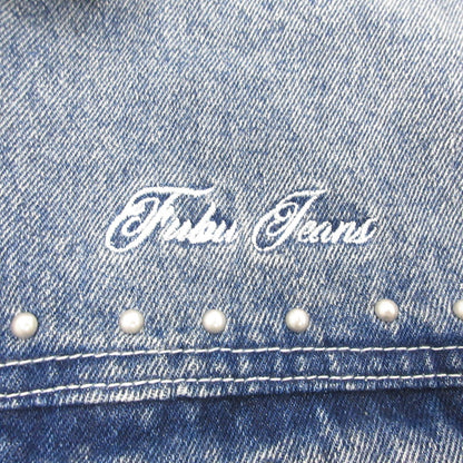 FUBU フブ STUDS DENIM JACKET デニム FAM-52309 ライトブルー サイズ：L【姫路東店】