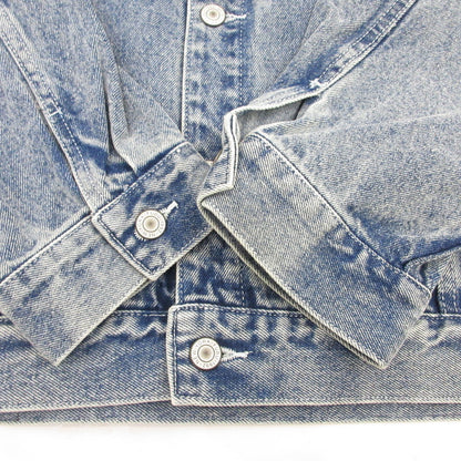 FUBU フブ STUDS DENIM JACKET デニム FAM-52309 ライトブルー サイズ：L【姫路東店】