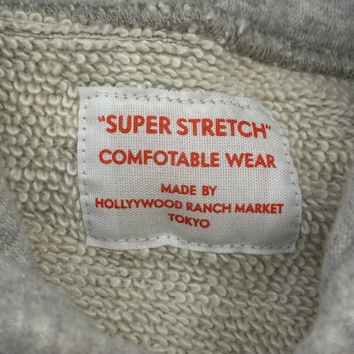 HOLLYWOOD RANCH MARKET | ハリウッドランチマーケット スーパーストレッチスウェットプルフーディ パーカー 1010133 プルオーバーパーカー グレー サイズ：3【姫路東店】