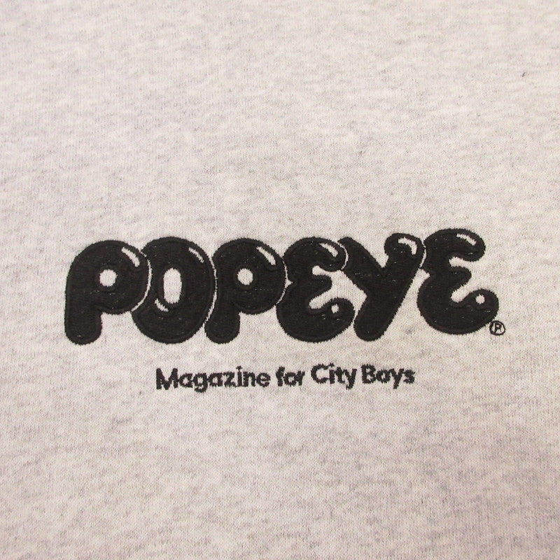 POPEYE Logo Hoodie パーカー グレー サイズ：XL【姫路東店】