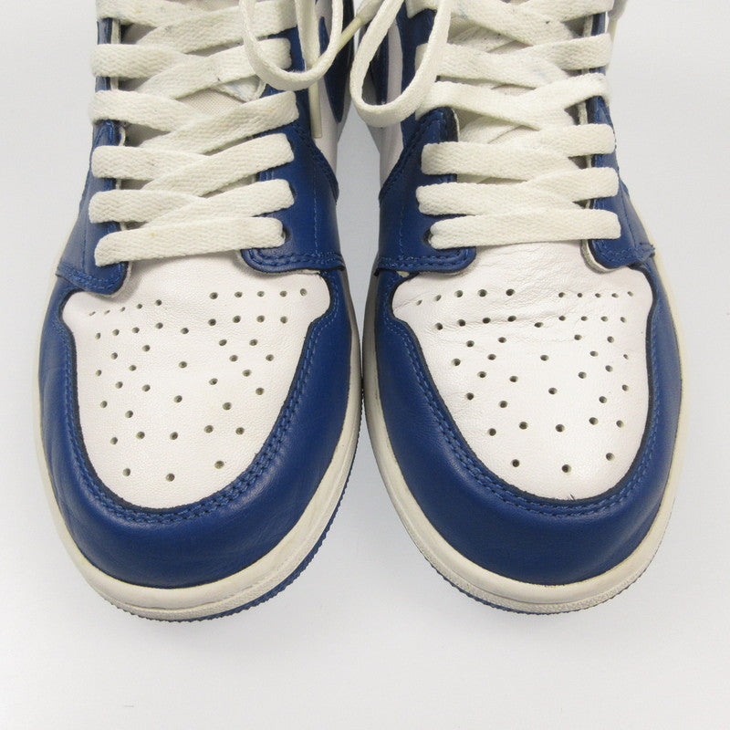 NIKE | ナイキ AIR JORDAN 1 RETRO HIGH OG STORM BLUE スニーカー 555088-127 ブルー 26.5cm【姫路東店】