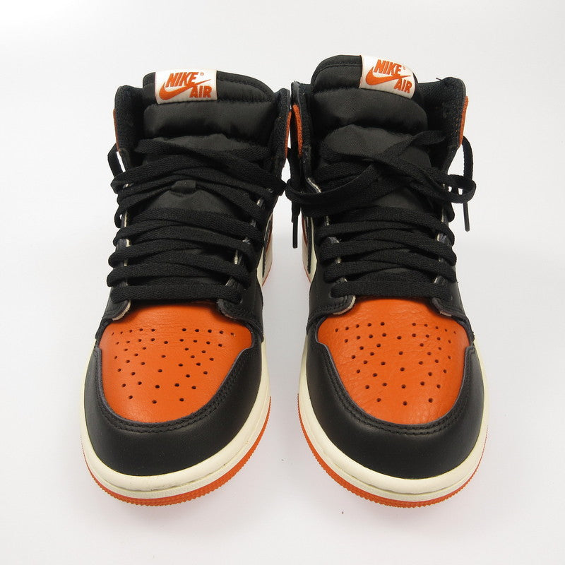 NIKE | ナイキ AIR JORDAN 1 OG SHATTERED BACKBOARD スニーカー DZ5485-008 オレンジ 26cm【姫路東店】