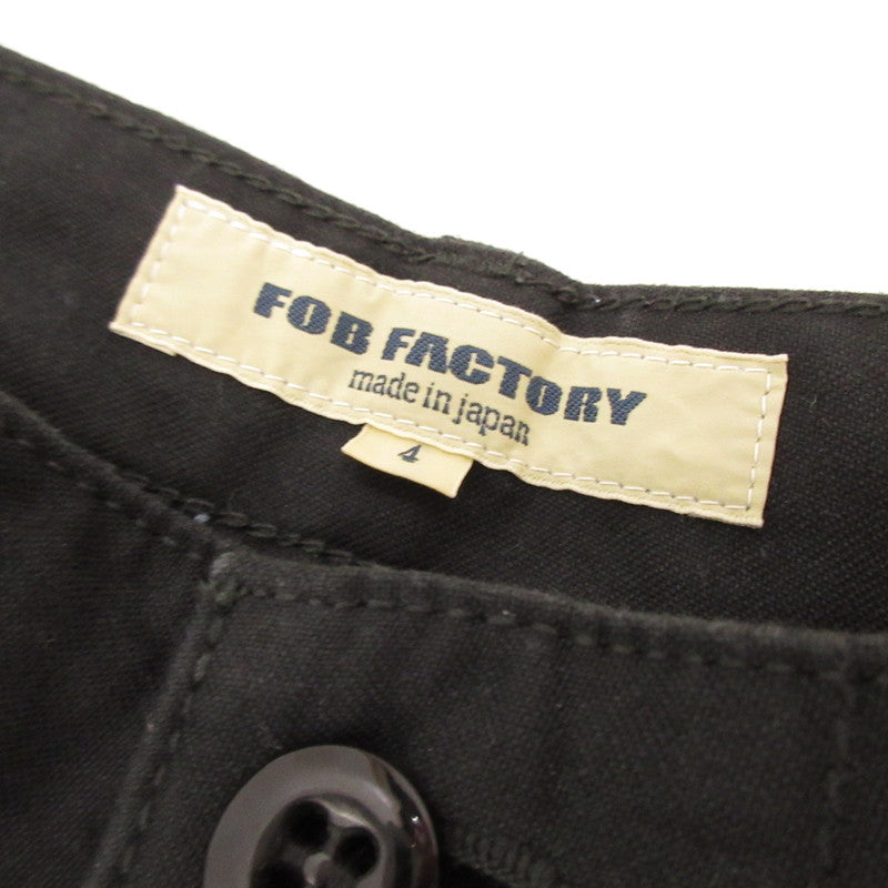 F.O.B FACTORY | エフオービーファクトリー BAKER PANTS パンツ F0431 ブラック サイズ：4【姫路東店】