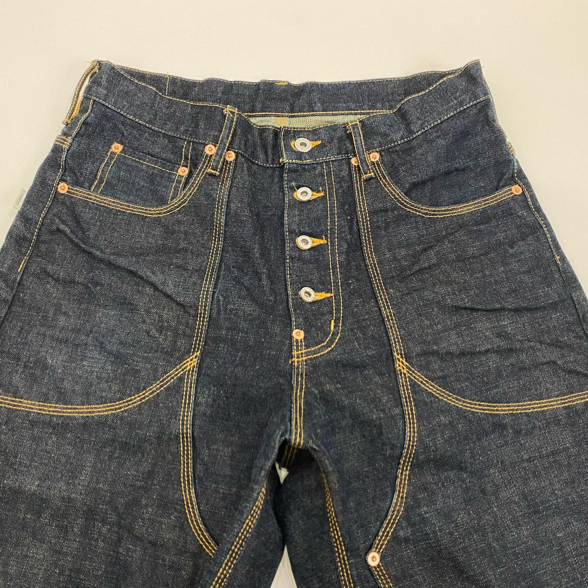 SUGARHILL | シュガーヒル CLASSIC DOUBLE KNEE DENIM PANTS デニムパンツ CLASS003 W:34 ネイビー【姫路東店】