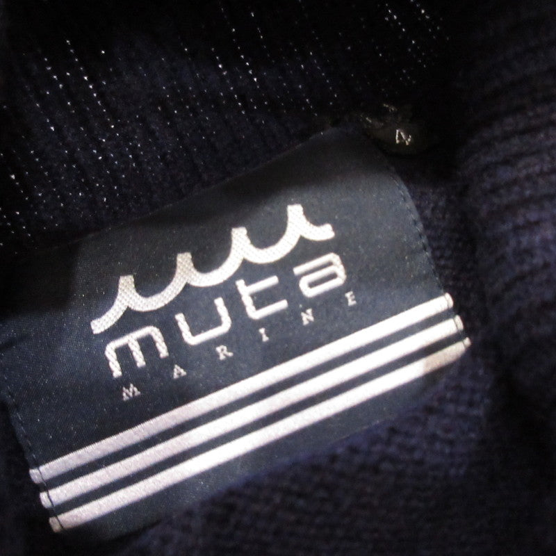 MUTA MARINE | ムータマリン BORDER WAVE セーター MMJC-443063 ネイビー サイズ：4【姫路東店】