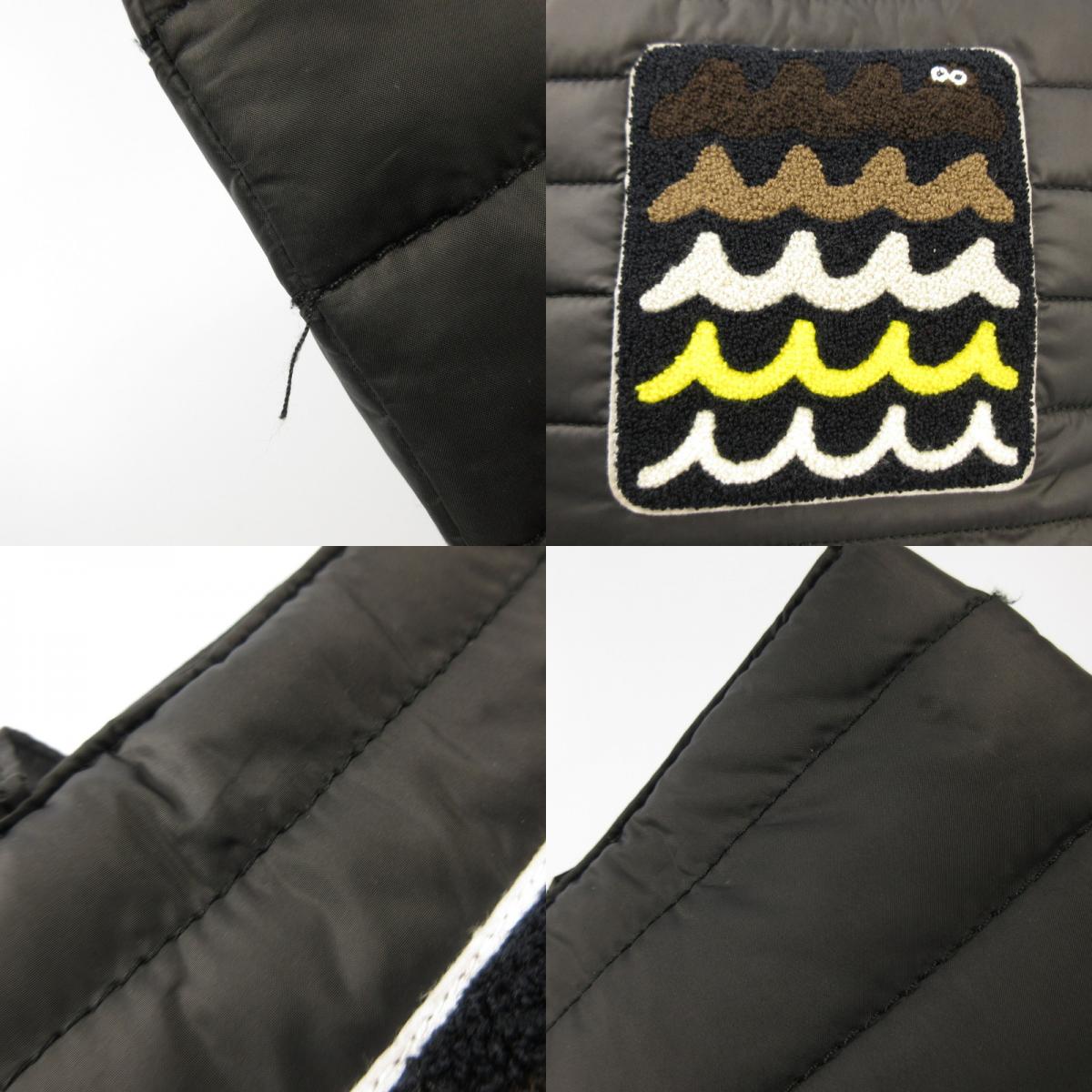 MUTA MARINE | ムータマリン ナイロンキルティング バケットバッグ トートバッグ ブラック【姫路東店】