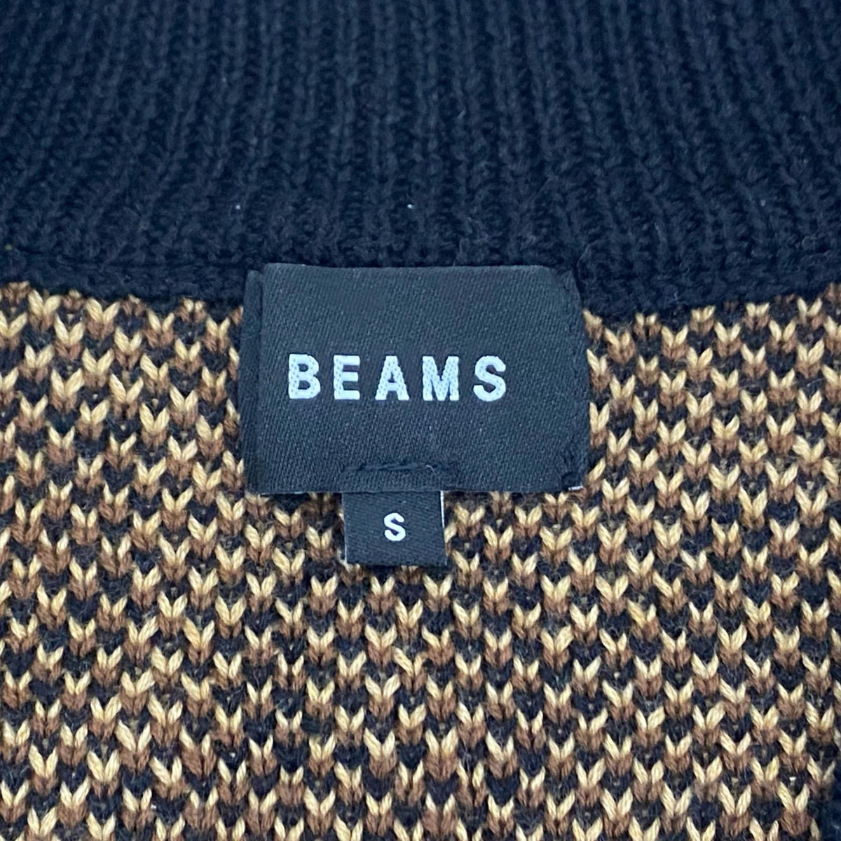 BEAMS | ビームス カーディガン 11-15-1086-925 総柄 サイズ：S【姫路東店】