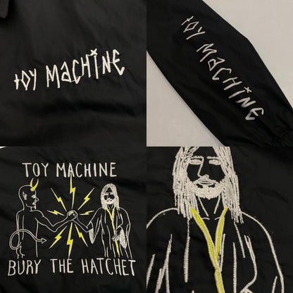 TOY MACHINE | トイマシーン Bury The Hatchet EMB Coach JKT その他アウター TMPBJK8 ブラック サイズ：M【姫路東店】