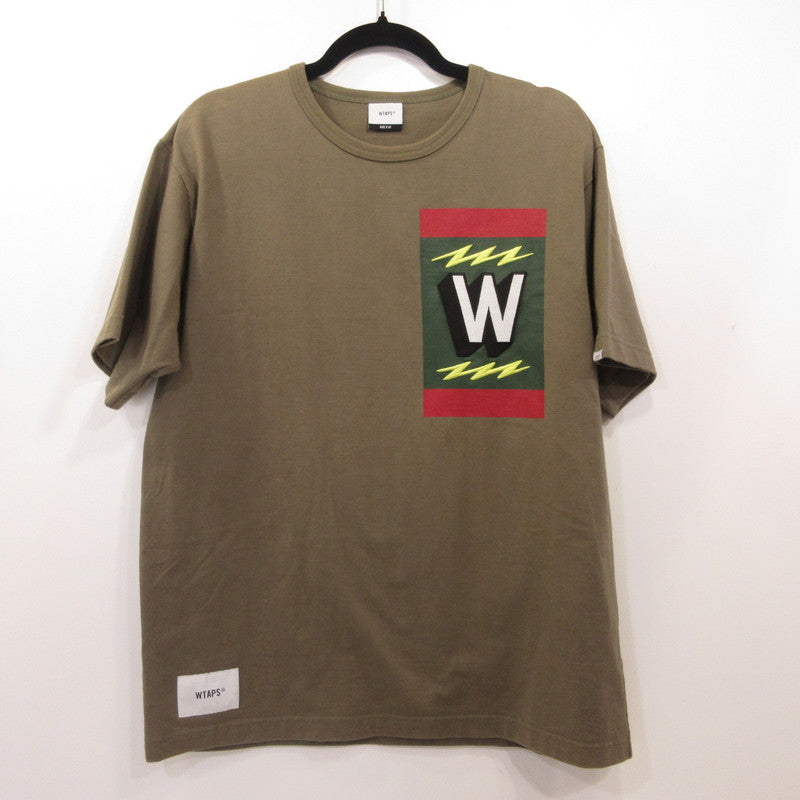 W)TAPS | ダブルタップス TREMOR 01 / TEE.COPO 半袖Ｔシャツ 182ATDT-CSM06 カーキ サイズ：1【姫路東店】