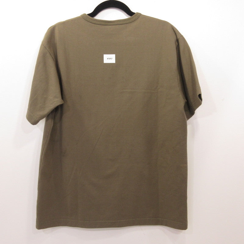 W)TAPS | ダブルタップス TREMOR 01 / TEE.COPO 半袖Ｔシャツ 182ATDT-CSM06 カーキ サイズ：1【姫路東店】