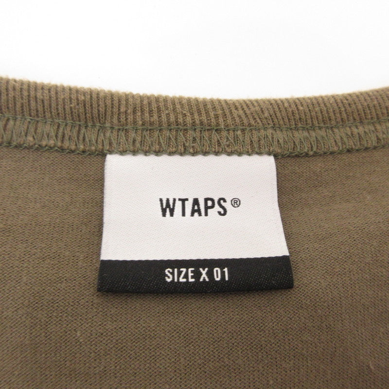 W)TAPS | ダブルタップス TREMOR 01 / TEE.COPO 半袖Ｔシャツ 182ATDT-CSM06 カーキ サイズ：1【姫路東店】