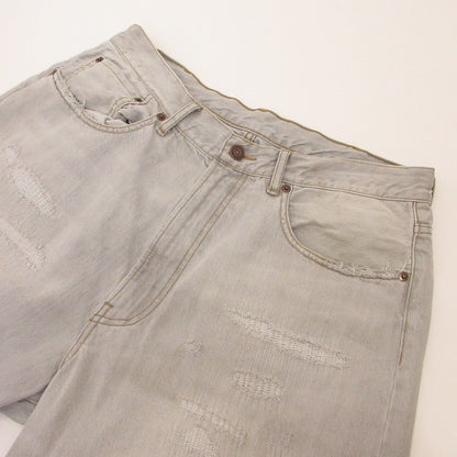 BEAMS | ビームス 5 Pockets Damage Denim Pants デニムパンツ 11-21-1640-791 ライトブルー サイズ：M【姫路東店】