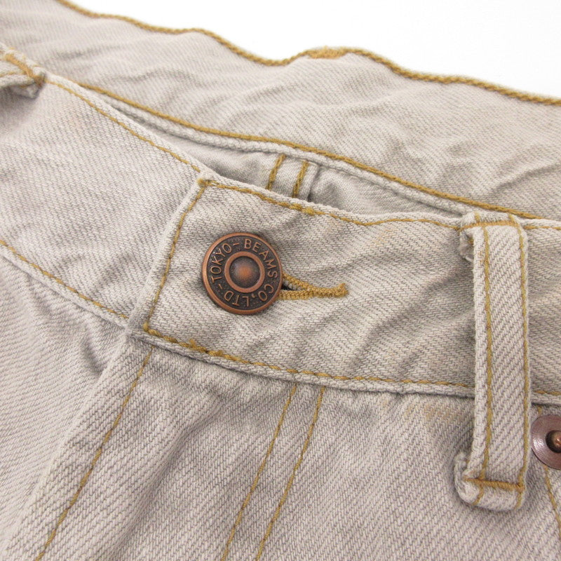 BEAMS | ビームス 5 Pockets Damage Denim Pants デニムパンツ 11-21-1640-791 ライトブルー サイズ：M【姫路東店】