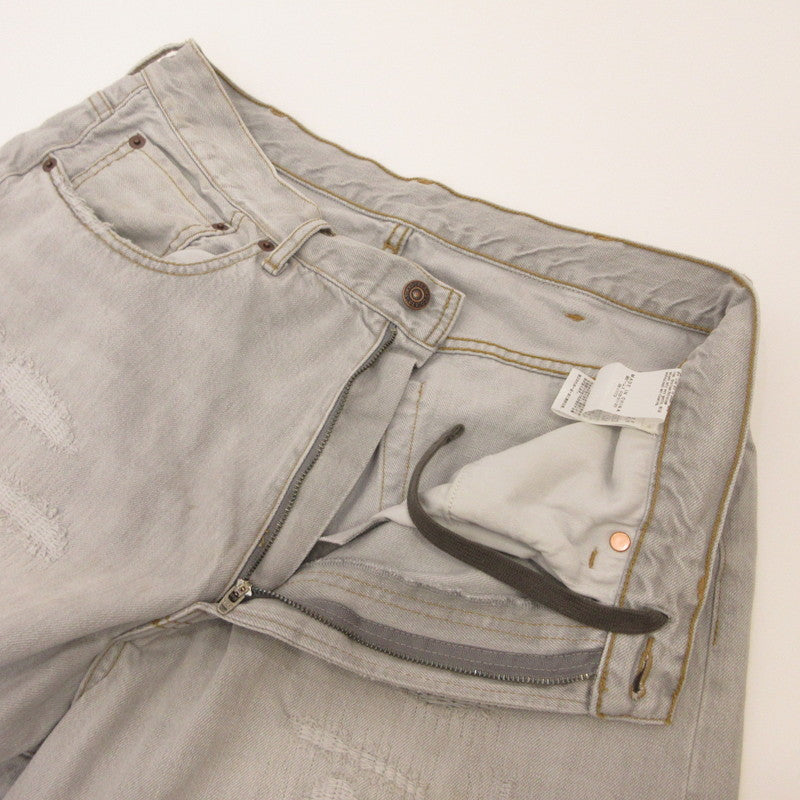 BEAMS | ビームス 5 Pockets Damage Denim Pants デニムパンツ 11-21-1640-791 ライトブルー サイズ：M【姫路東店】