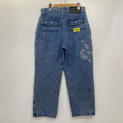 EXAMPLE | イグザンプル DENIM BAKER PANTS デニムパンツ ブルー サイズ：L【姫路東店】