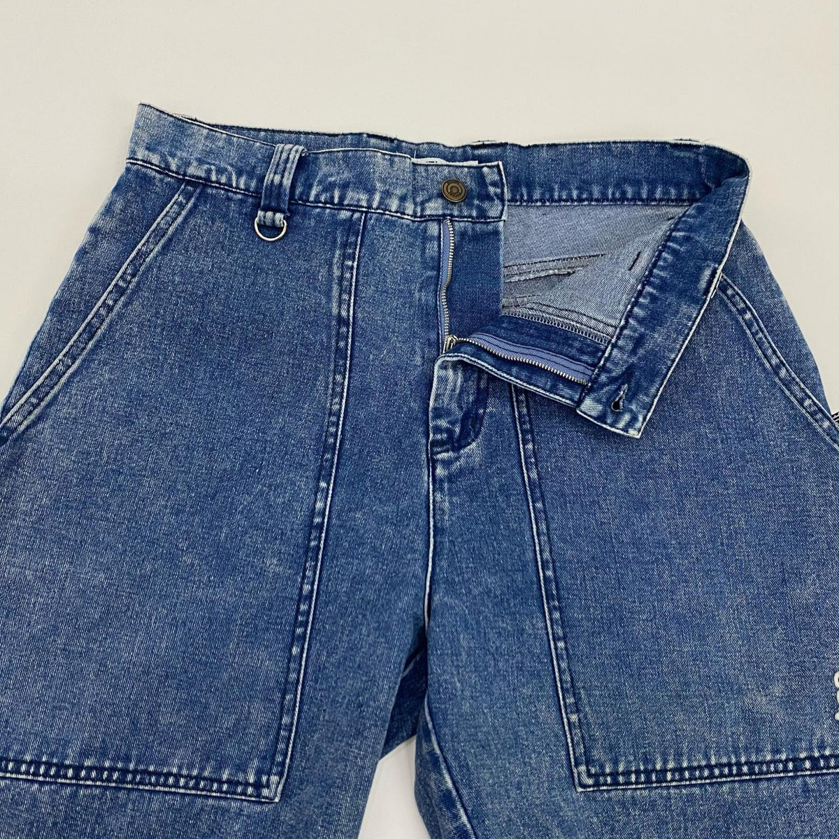 EXAMPLE | イグザンプル DENIM BAKER PANTS デニムパンツ ブルー サイズ：L【姫路東店】