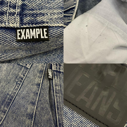 EXAMPLE | イグザンプル DENIM SIDE BUTTONS PANTS デニムパンツ ライトブルー サイズ：M【姫路東店】