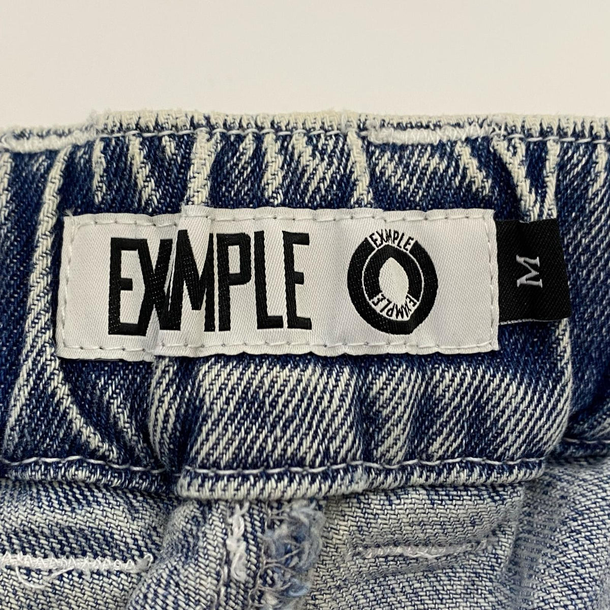 EXAMPLE | イグザンプル DENIM SIDE BUTTONS PANTS デニムパンツ ライトブルー サイズ：M【姫路東店】