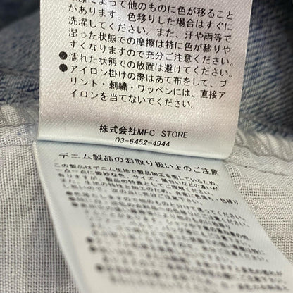 EXAMPLE | イグザンプル DENIM SIDE BUTTONS PANTS デニムパンツ ライトブルー サイズ：M【姫路東店】