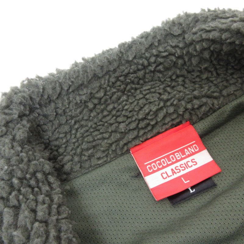 COCOLO BLAND | ココロブランド WAPPEN BOA FLEECE JKT その他トップス オリーブ サイズ：L【姫路東店】
